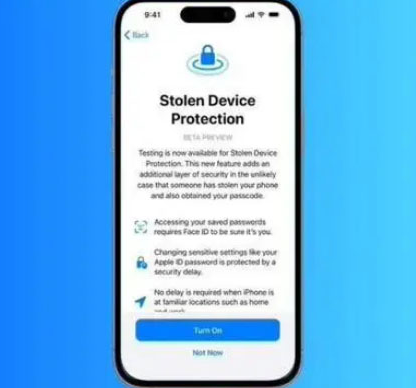 永州苹果授权维修店分享被盗设备保护功能开启方法 