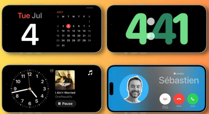 永州苹果手机维修分享iOS17横屏充电待机显示有什么好处 