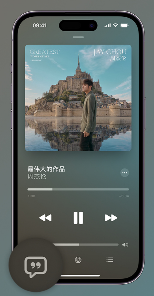 永州iphone维修分享如何在iPhone上使用Apple Music全新唱歌功能 