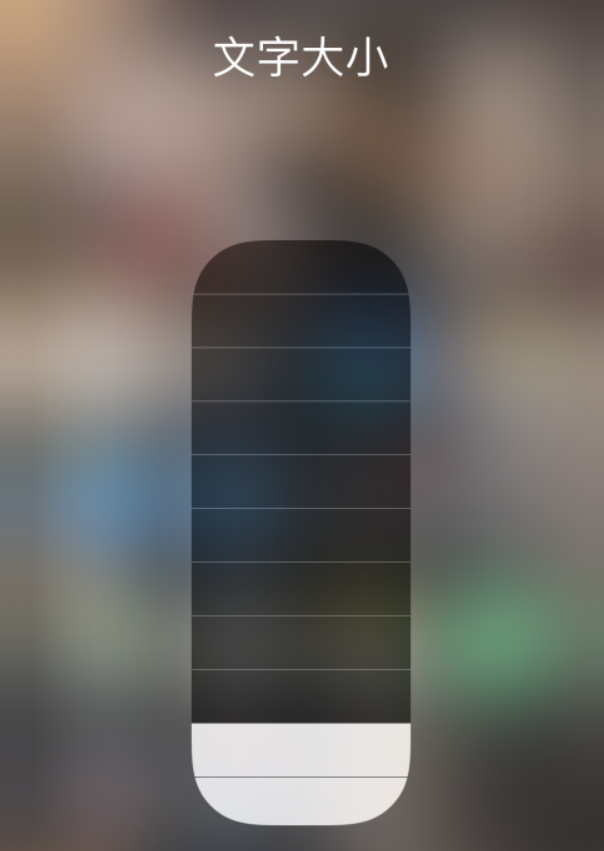 永州苹果手机维修分享小技巧：在 iPhone 控制中心快速调节字体大小 